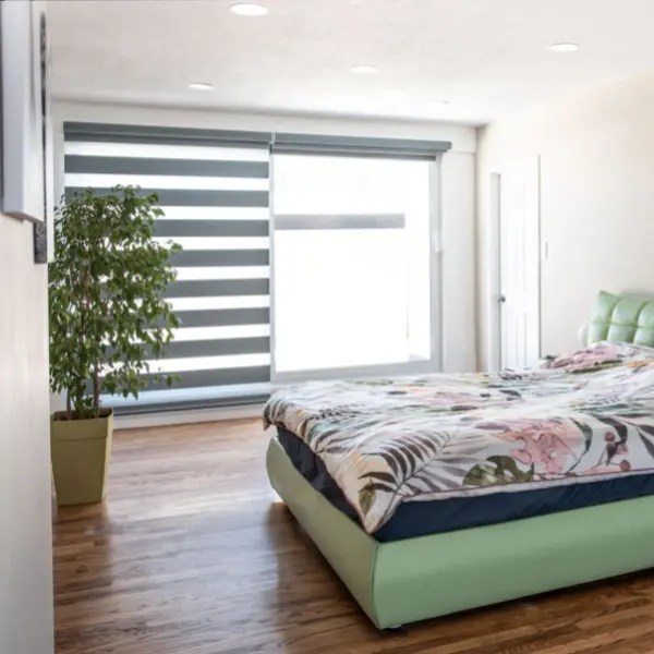 Zebra Banded Shade Custom Installation 2