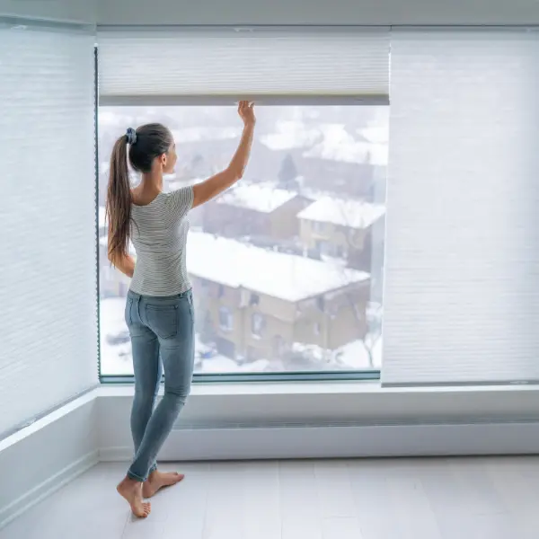Honeycomb Cellular Shades Setup Installation View 9